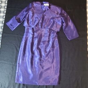 Purple dress with shell